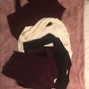 6 name brand sweaters